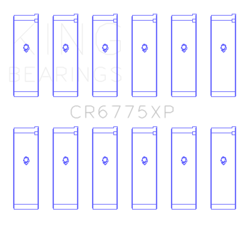 Load image into Gallery viewer, King Nissan VQ35DE (Size STDX) Performance Rod Bearing Set
