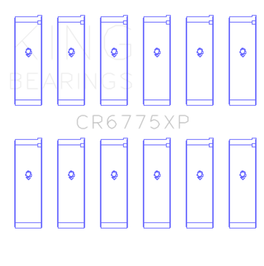 King Nissan VQ35DE (Size STDX) Performance Rod Bearing Set