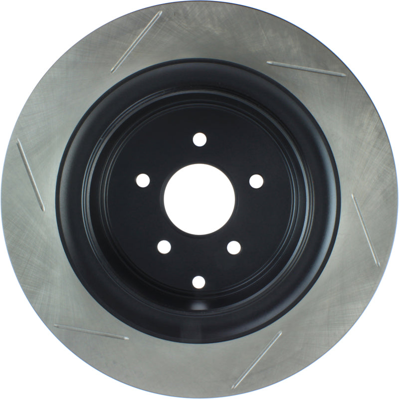 Load image into Gallery viewer, StopTech Power Slot 09 Infiniti FX50 5.0L-V8 Slotted Rear Left Rotor
