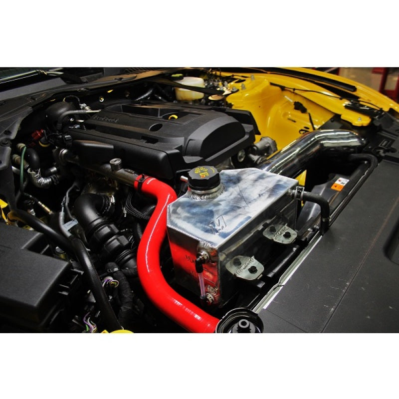 Load image into Gallery viewer, Mishimoto 2015 Ford Mustang EcoBoost / 3.7L / 5.0L  Aluminum Coolant Expansion Tank-Polished
