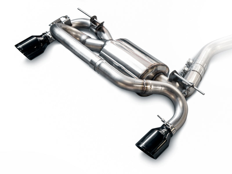 Load image into Gallery viewer, AWE Tuning BMW F22 M235i / M240i Touring Edition Axle-Back Exhaust - Diamond Black Tips (102mm)
