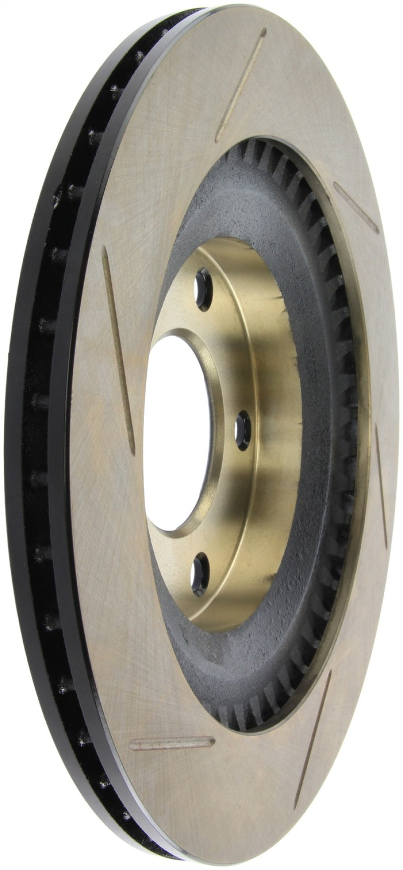 Load image into Gallery viewer, StopTech Power Slot 93-95 Mazda RX-7 SportStop Slotted Rear Left Rotor

