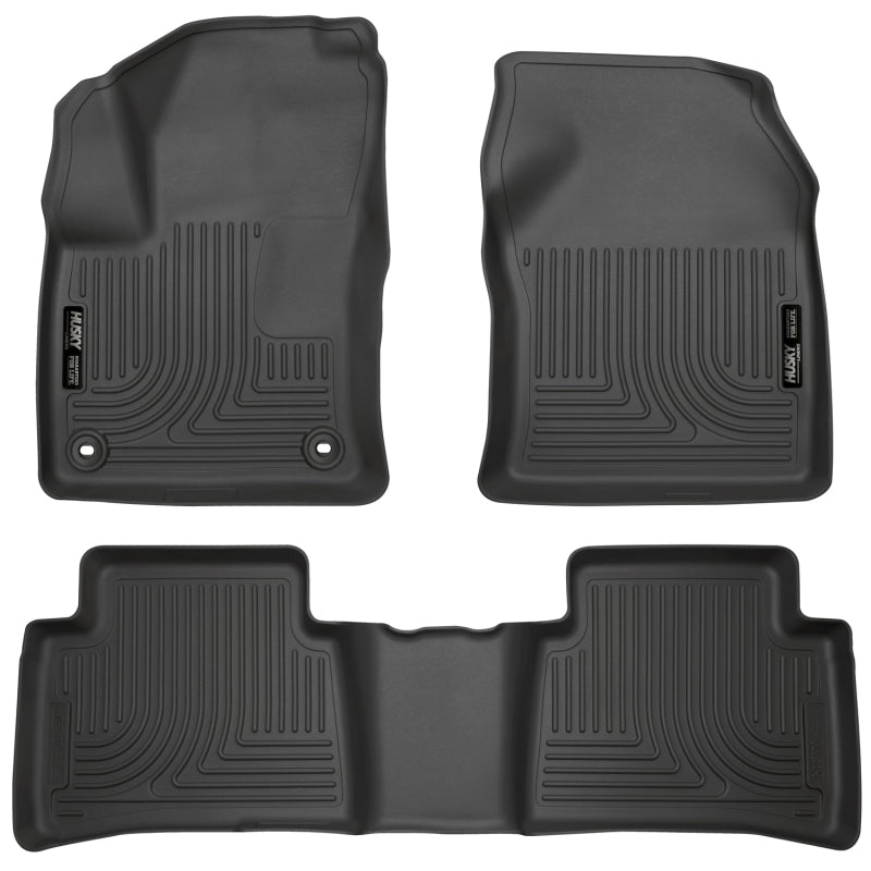 Load image into Gallery viewer, Husky Liners 2016 Toyota Prius Weatherbeater Black Front &amp; 2nd Seat Floor Liners (Footwell Coverage)

