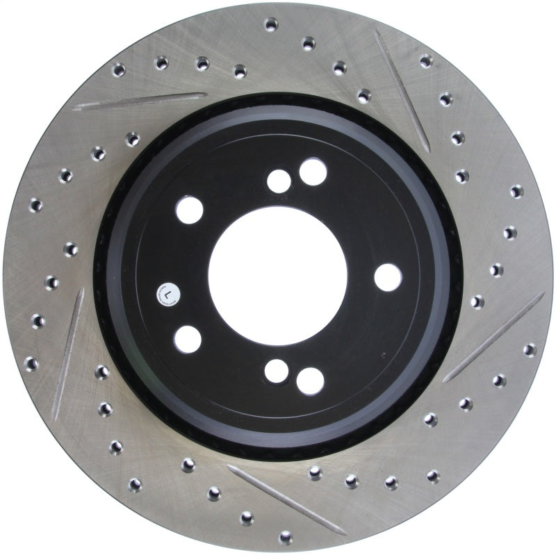 Load image into Gallery viewer, StopTech 00-03 BMW M5 (E39) Slotted &amp; Drilled Left Rear Rotor
