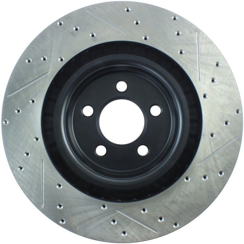 Load image into Gallery viewer, StopTech SportStop 06-09 Chrysler SRT-8 Front Right Drilled &amp; Slotted Rotor
