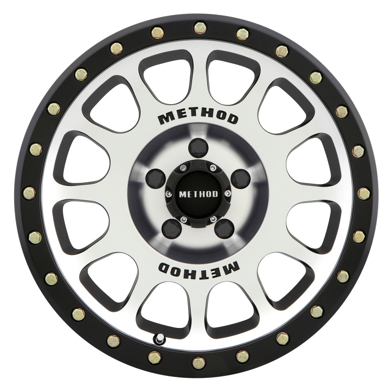 Load image into Gallery viewer, Method MR305 NV 16x8 0mm Offset 5x4.5 83mm CB Machined/Black Street Loc Wheel
