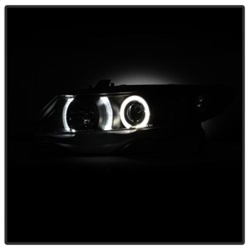 Load image into Gallery viewer, Spyder Honda Civic 06-08 2Dr Projector Headlights LED Halo Black High H1 Low H1 PRO-YD-HC06-2D-HL-BK
