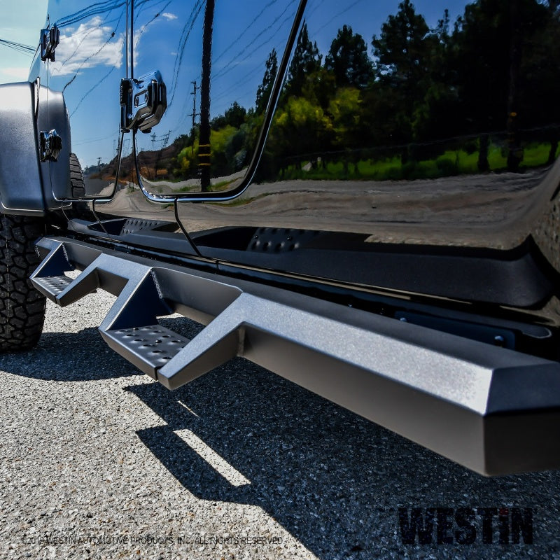 Load image into Gallery viewer, Westin 2020 Jeep Gladiator HDX Drop Nerf Step Bars - Textured Black
