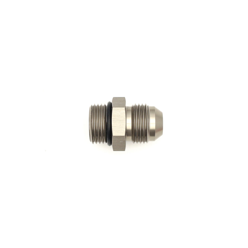 Load image into Gallery viewer, DeatschWerks 8AN ORB Male to 8AN Male Flare Adapter (Incl O-Ring) - Anodized Matte Black
