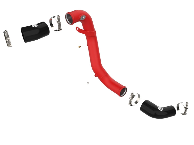 Load image into Gallery viewer, aFe Kia Stinger 18-22 V6-3.3L (tt) BladeRunner Cold Charge Pipe- Red
