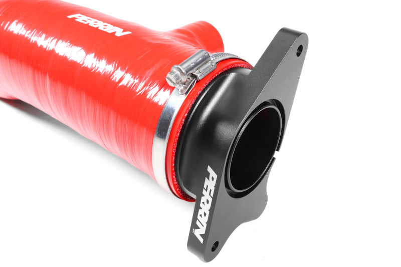 Load image into Gallery viewer, Perrin 2022+ Subaru WRX Red 3in Turbo Inlet Hose w/ Nozzle
