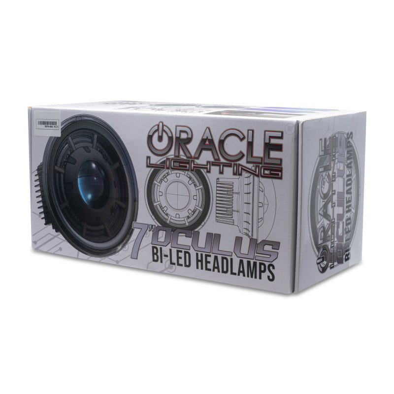 Load image into Gallery viewer, Oracle Oculus 7in Bi-LED Projector Headlights for Jeep Wrangler JK - 6000K
