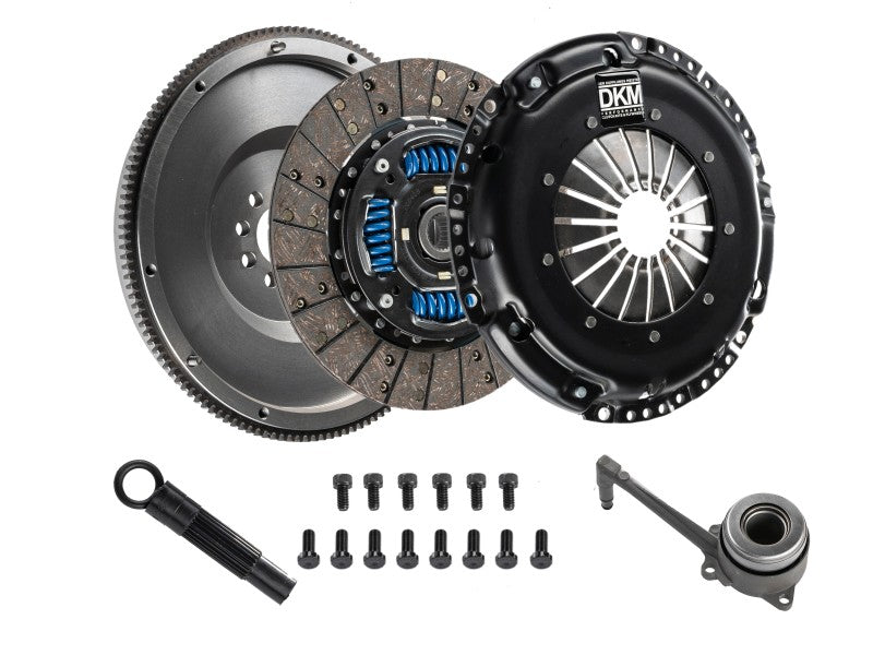 Load image into Gallery viewer, DKM Clutch 2.0 VW/Audi A3 TSI 8 Bolt Sprung Organic MB Clutch w/Steel Flywheel (440 ft/lbs Torque)
