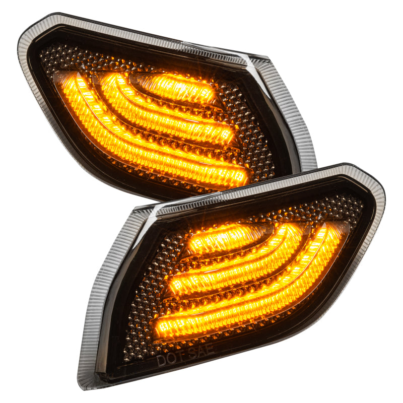 Load image into Gallery viewer, Oracle Jeep Wrangler JL Smoked Lens LED Front Sidemarkers
