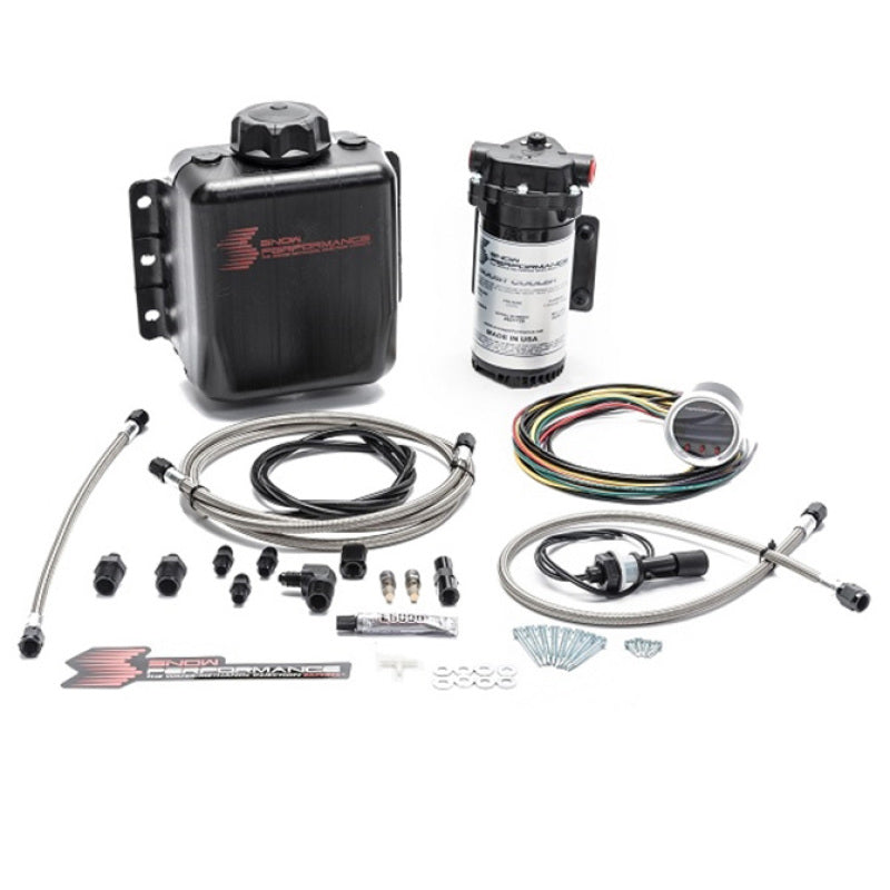 Load image into Gallery viewer, Snow Performance Stg 2 Boost Cooler F/I Prog. Water Injection Kit (SS Braided Line 4AN Fittings)
