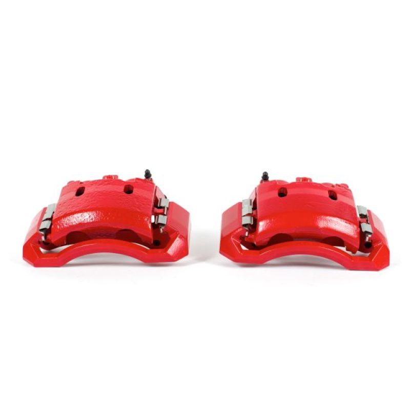 Load image into Gallery viewer, Power Stop 06-08 Dodge Ram 1500 Front Red Calipers w/Brackets - Pair
