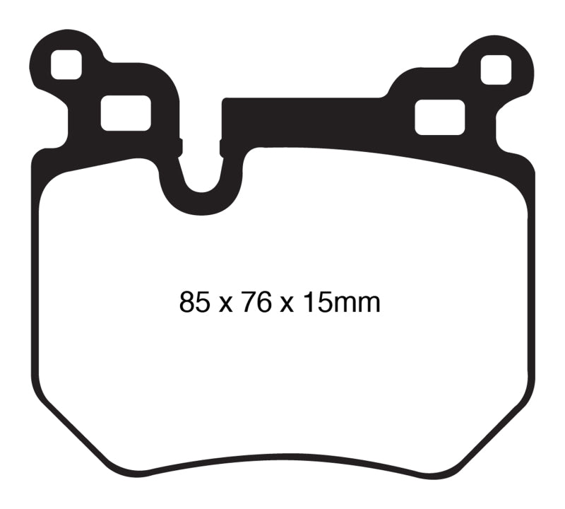 Load image into Gallery viewer, EBC 08-10 BMW 135 3.0 Twin Turbo Redstuff Rear Brake Pads
