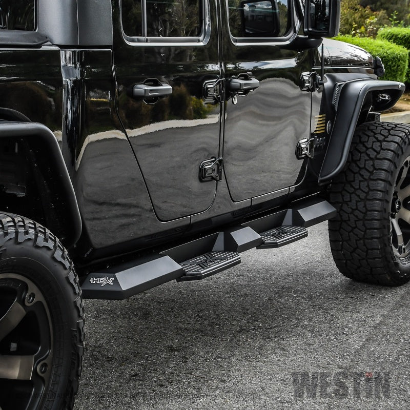 Load image into Gallery viewer, Westin 2020 Jeep Gladiator HDX Xtreme Nerf Step Bars - Textured Black

