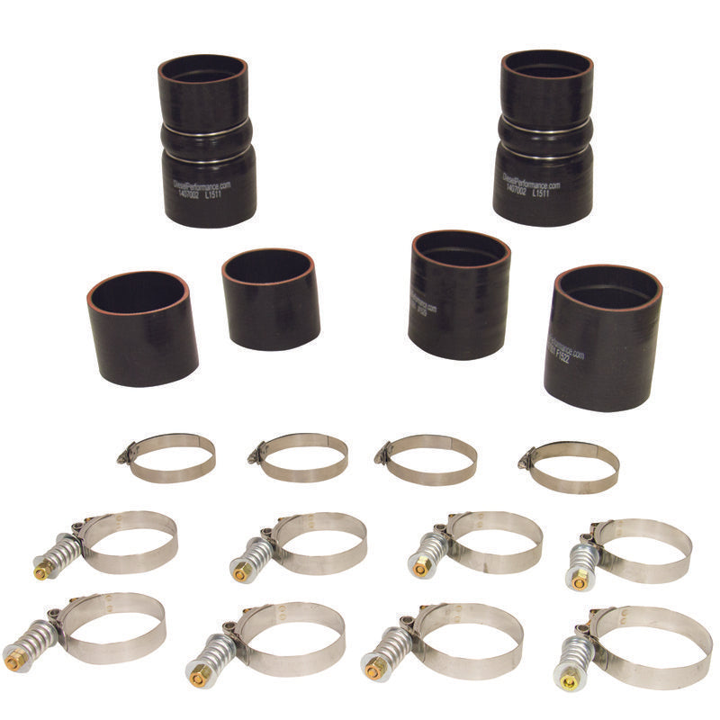 Load image into Gallery viewer, BD Diesel Intercooler Hose &amp; Clamp Kit - 1999-2003 Ford 7.3L PowerStroke
