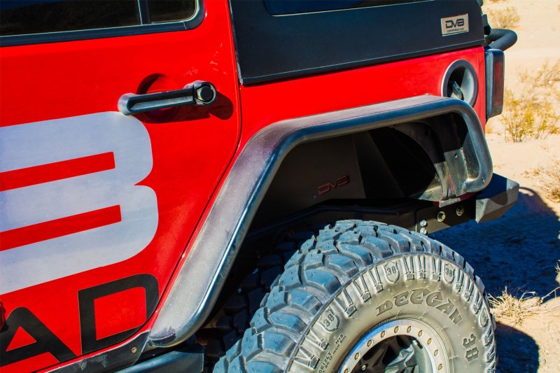 Load image into Gallery viewer, DV8 Offroad 07-18 Jeep Wrangler JK Front &amp; Rear Flat Tube Fenders
