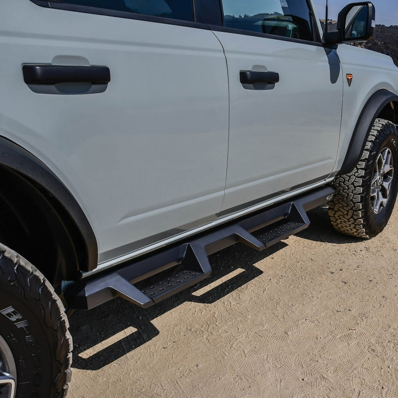 Load image into Gallery viewer, Westin/HDX 2021+ Ford Bronco Drop Nerf Step Bars - Textured Black
