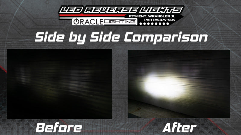 Load image into Gallery viewer, Oracle Rear Bumper LED Reverse Lights for Jeep Wrangler JL - 6000K
