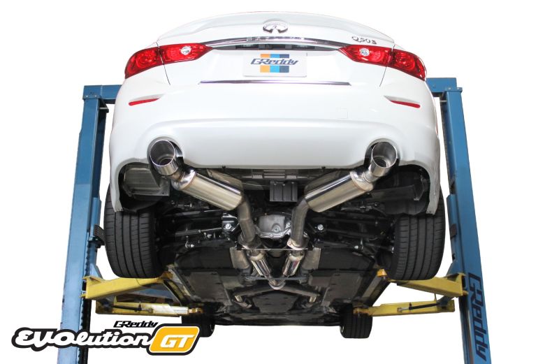 Load image into Gallery viewer, GReddy 16+ Infiniti Q50 Evolution (RWD ONLY) GT Cat-Back Exhaust
