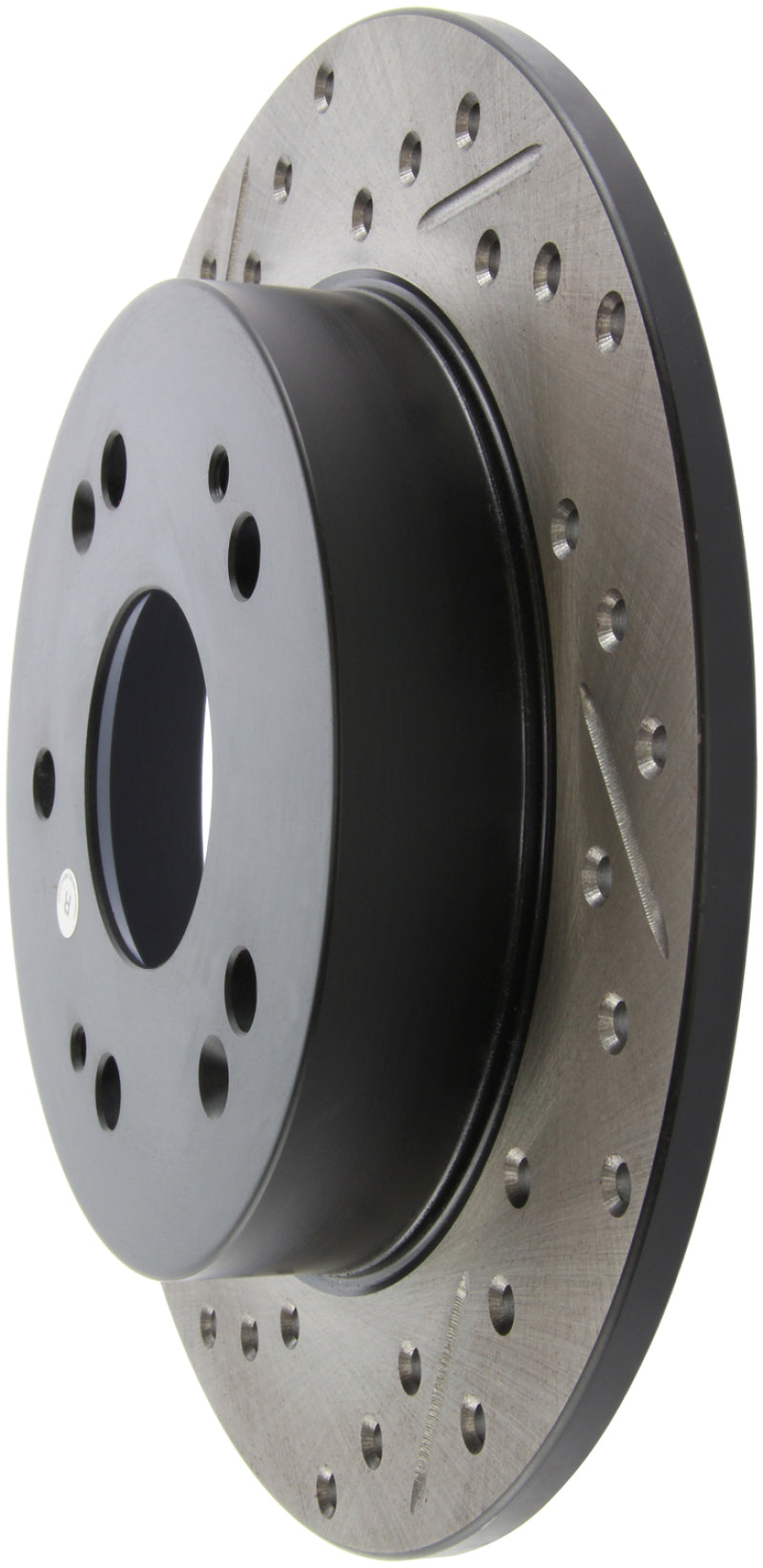 Load image into Gallery viewer, StopTech 06-09 Honda Civic Ex/Si Slotted &amp; Drilled Right Rear Rotor
