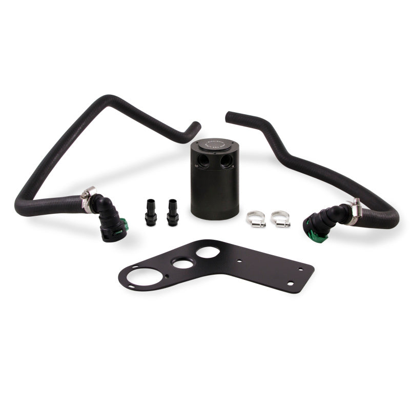 Load image into Gallery viewer, Mishimoto 2015+ Ford Mustang GT Baffled Oil Catch Can Kit - Black
