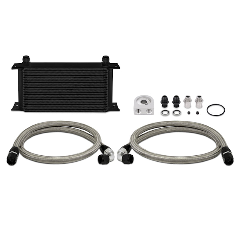 Load image into Gallery viewer, Mishimoto Universal 19 Row Oil Cooler Kit - Black
