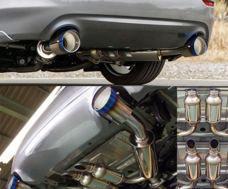Load image into Gallery viewer, HKS Q50 VQ37 Dual Hi-Power Titanium Tip Catback Exhaust
