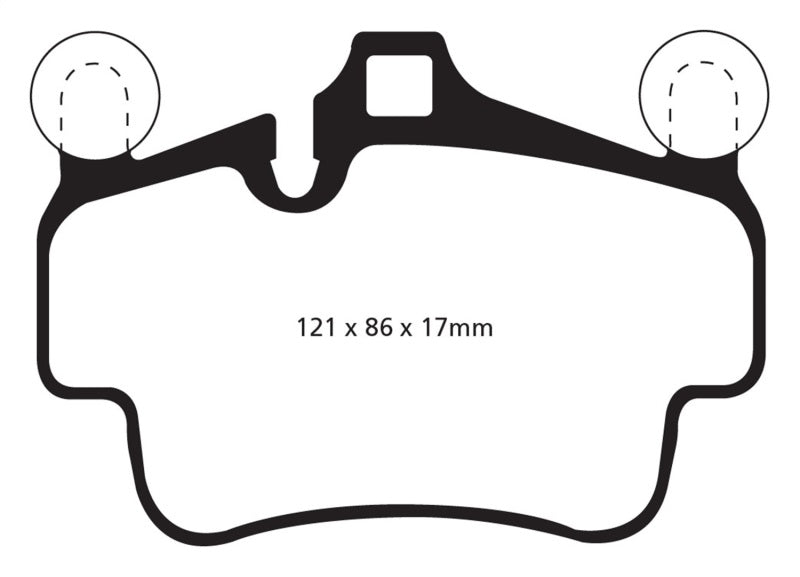 Load image into Gallery viewer, EBC 07-08 Porsche 911 (997) (Cast Iron Rotor only) 3.6 Carrera 2 Bluestuff Front Brake Pads
