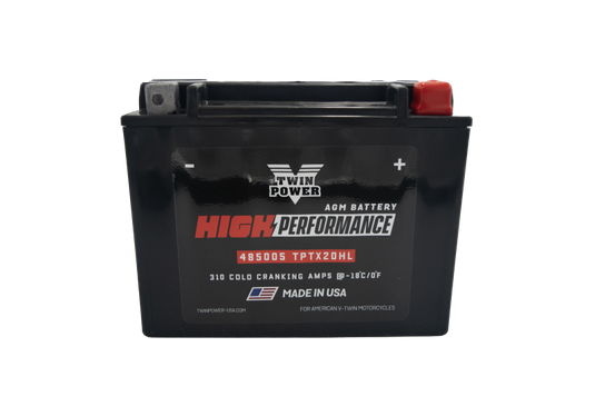 Twin Power YTX-20HL High Performance Battery Replaces H-D 65989-97A Made in USA