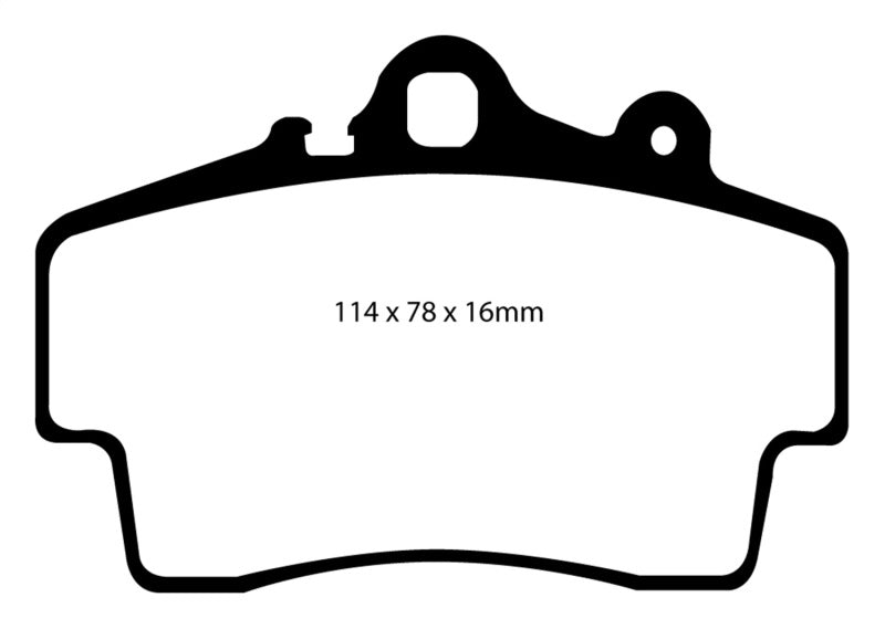 Load image into Gallery viewer, EBC 97-99 Porsche Boxster (Cast Iron Rotors only) 2.5 Redstuff Front Brake Pads

