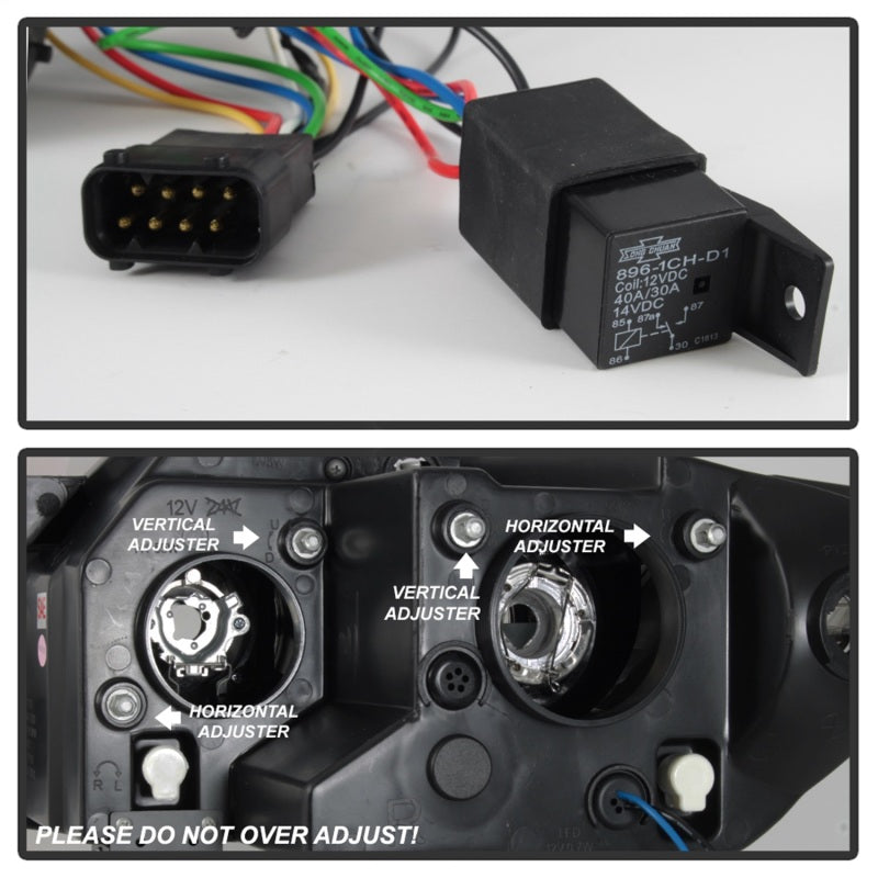 Load image into Gallery viewer, Spyder BMW Z4 03-08 Projector Headlights Xenon/HID Model Only - LED Halo Black PRO-YD-BMWZ403-HID-BK
