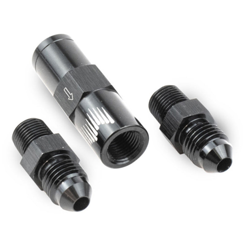 Load image into Gallery viewer, Snow Performance High Flow 4AN Water Check Valve Fittings (For 4AN SS Braided Line Kit)
