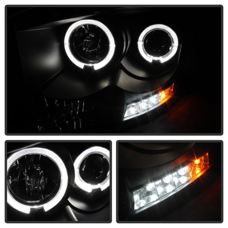 Load image into Gallery viewer, Spyder Dodge Ram 1500 06-08/Ram 2500 06-09 Projector Headlights LED Halo LED Blk PRO-YD-DR06-HL-BK

