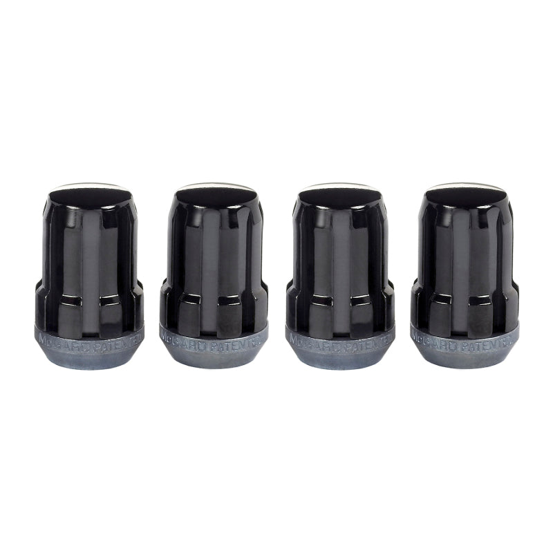 Load image into Gallery viewer, McGard SplineDrive Lug Nut (Cone Seat) M12X1.5 / 1.24in. Length (4-Pack) - Black (Req. Tool)
