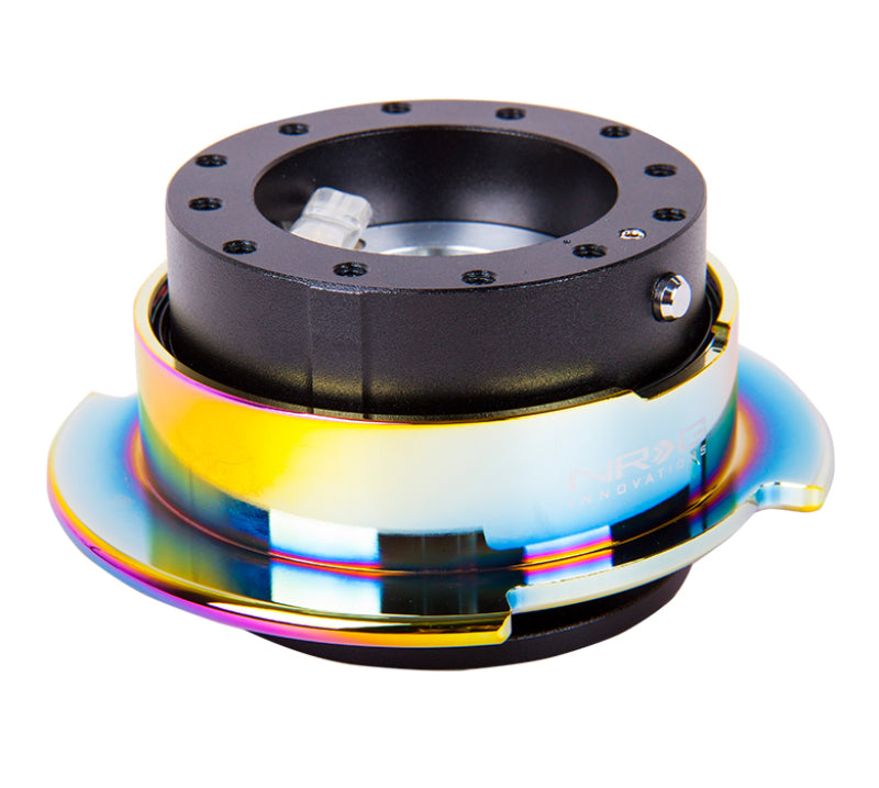 Load image into Gallery viewer, NRG Quick Release Gen 2.5 - Black Body / Neochrome Ring

