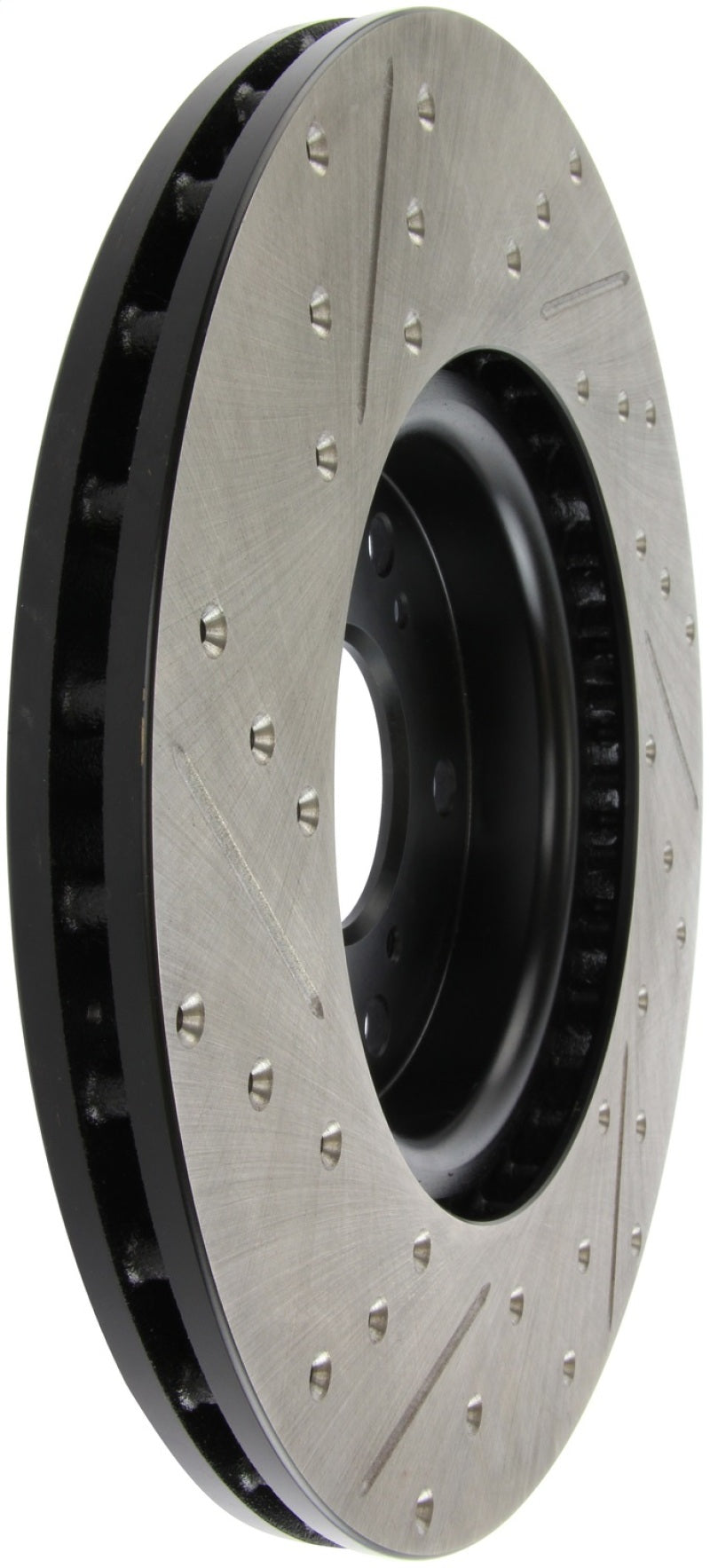 Load image into Gallery viewer, StopTech 04-08 Acura TL (Brembo Caliber) SportStop Slotted &amp; Drilled Left Front Rotor
