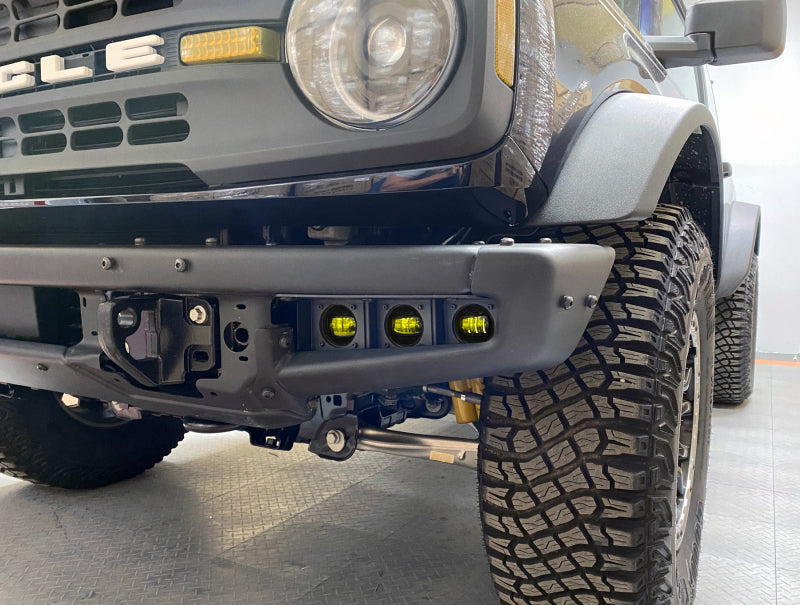 Load image into Gallery viewer, ORACLE Lighting 21-22 Ford Bronco Triple LED Fog Light Kit for Steel Bumper - Yellow
