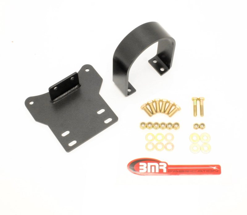 Load image into Gallery viewer, BMR 14-17 Chevy SS Auto Transmission Front Driveshaft Safety Loop - Black Hammertone
