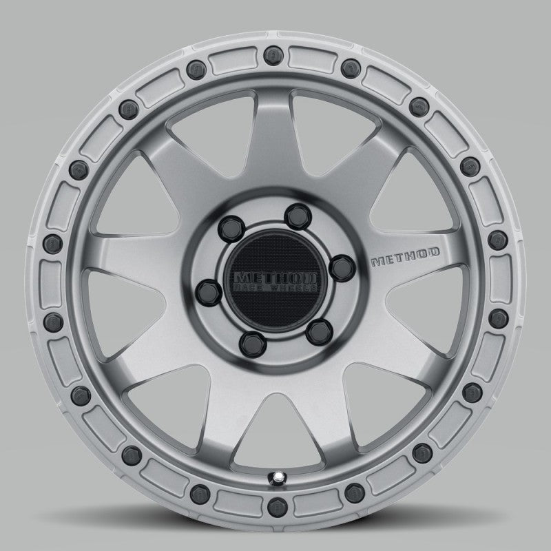 Load image into Gallery viewer, Method MR317 17x8.5 0mm Offset 6x135 87mm CB Matte Titanium Wheel
