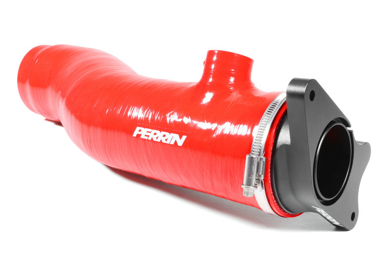 Load image into Gallery viewer, Perrin 2022+ Subaru WRX Red 3in Turbo Inlet Hose w/ Nozzle
