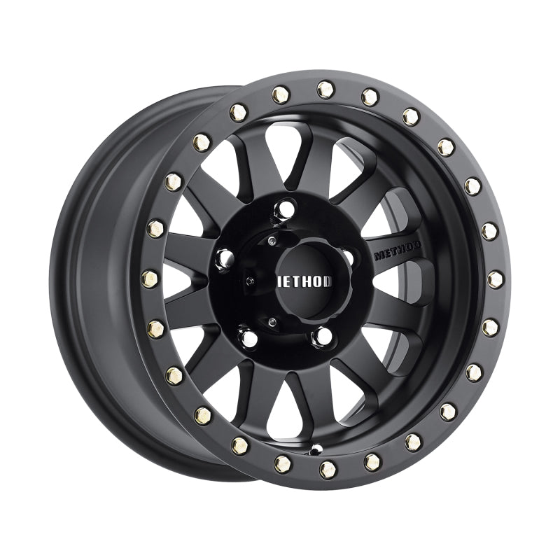 Load image into Gallery viewer, Method MR304 Double Standard 15x8 -24mm Offset 5x5.5 108mm CB Matte Black Wheel
