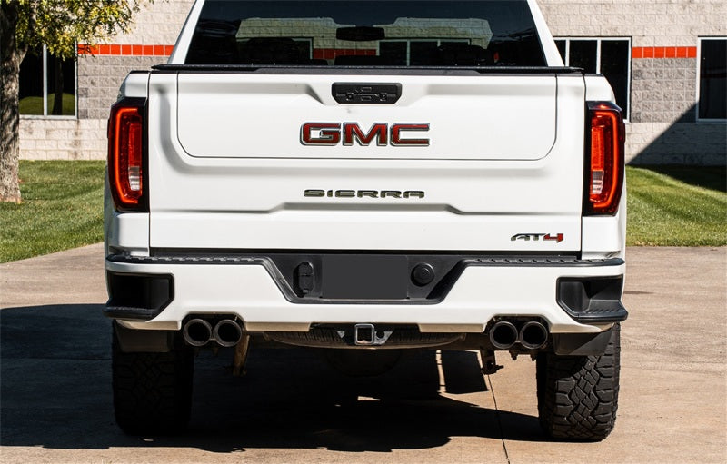 Load image into Gallery viewer, Corsa 19-23 Chevy Silverado 1500 CatBack Dual Rear Exit with Twin 4in Black Powder Ct ProSeries Tips
