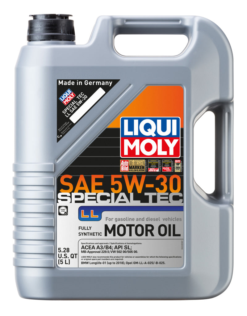Load image into Gallery viewer, LIQUI MOLY 5L Special Tec LL Motor Oil 5W30
