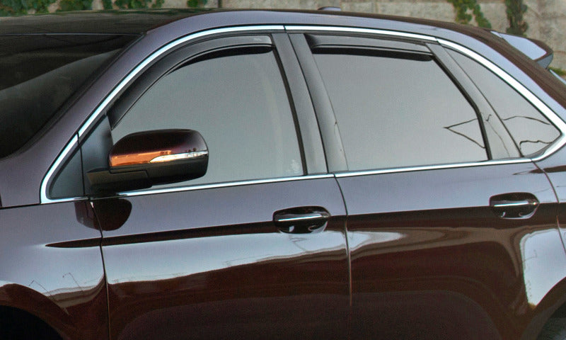 Load image into Gallery viewer, AVS 2018 Chevy Equinox Ventvisor In-Channel Front &amp; Rear Window Deflectors 4pc - Smoke

