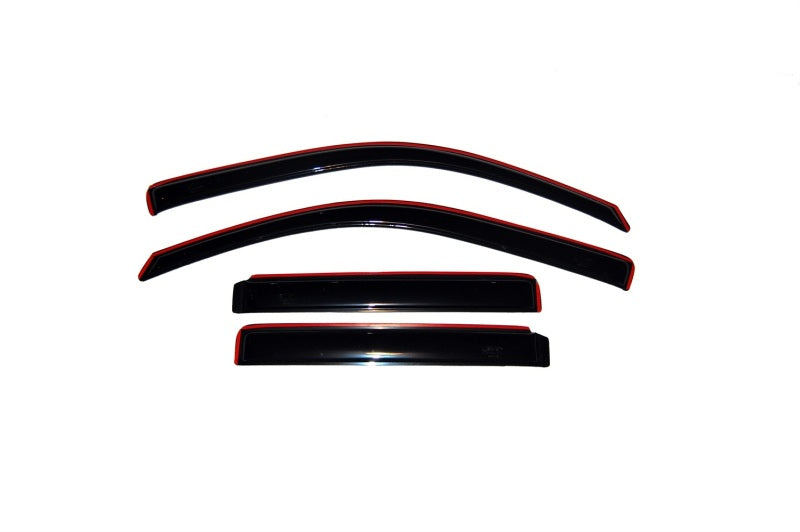 Load image into Gallery viewer, AVS 02-06 Chevy Trailblazer EXT Ventvisor In-Channel Front &amp; Rear Window Deflectors 4pc - Smoke
