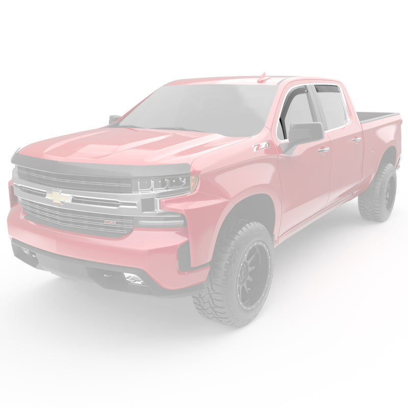 Load image into Gallery viewer, EGR 2019 Chevy 1500 Crew Cab In-Channel Window Visors - Matte
